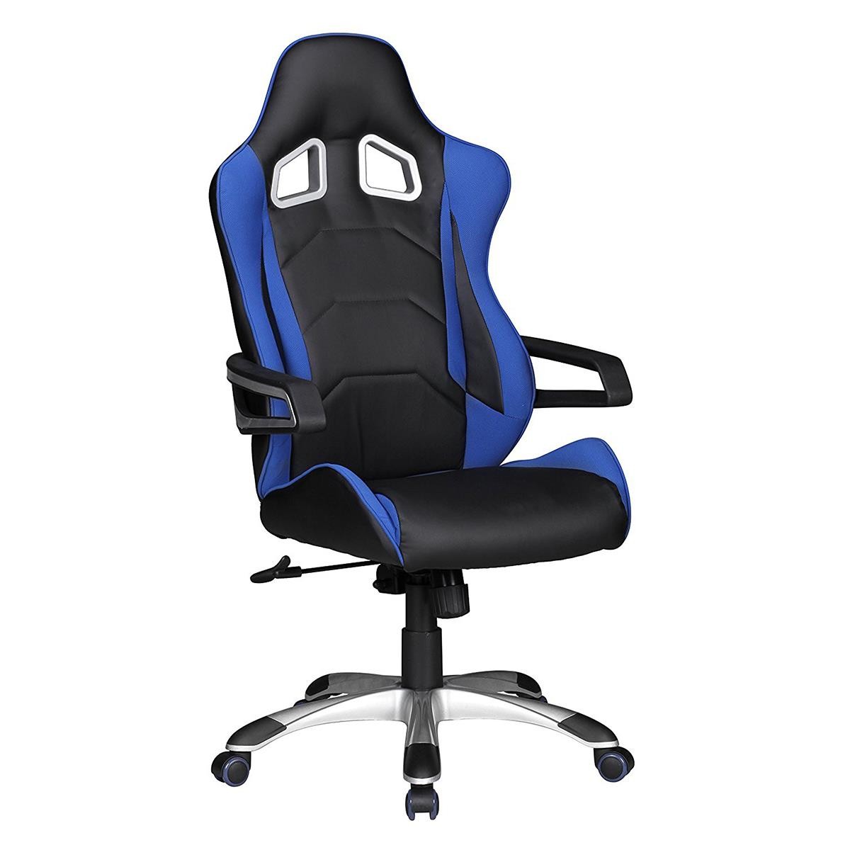 Silla Gaming GUBEN, Diseño Deportivo muy Moderno, Uso Profesional, En Tela color Rojo y Negro