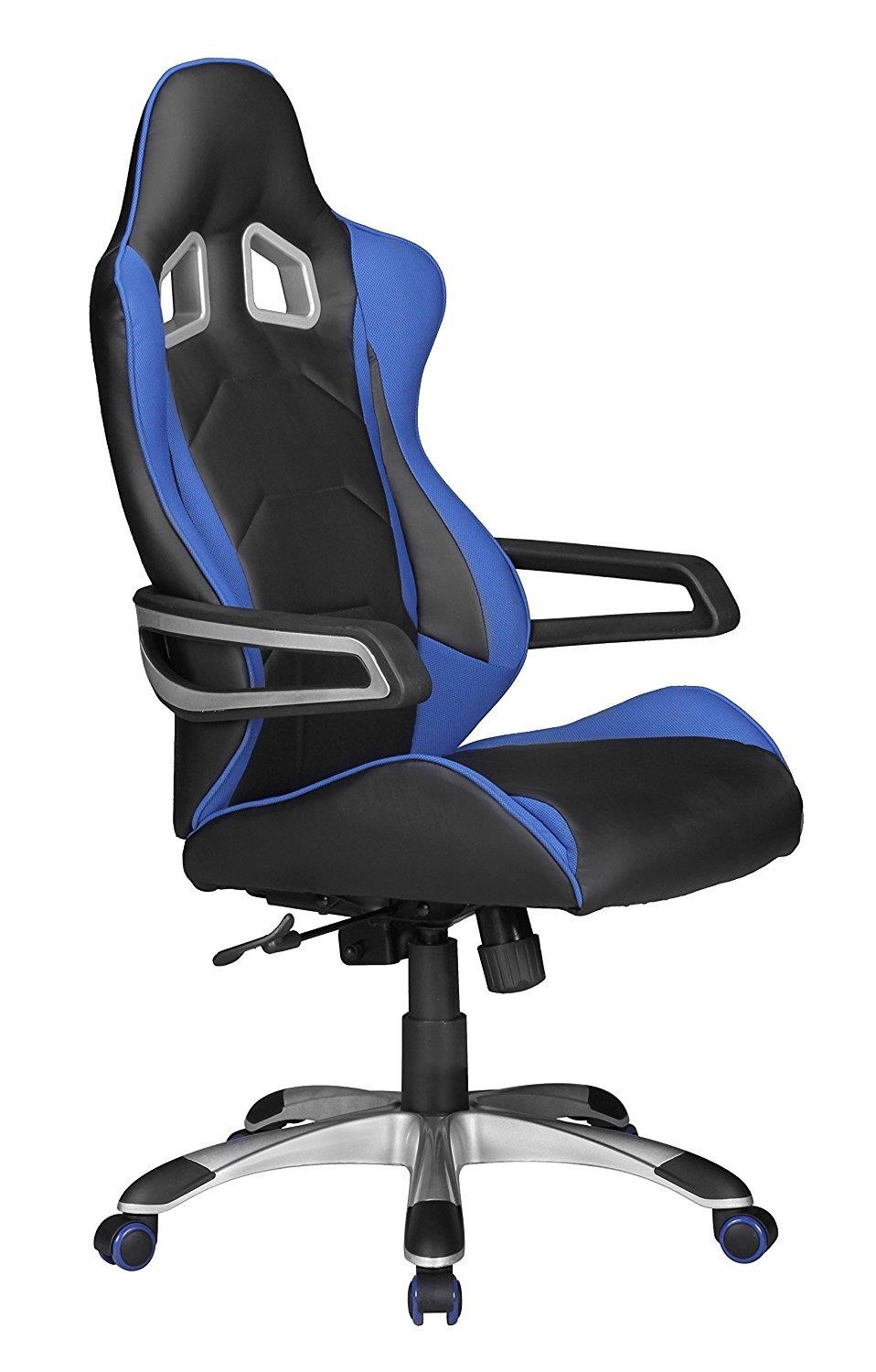 Silla Gaming GUBEN, Diseño Deportivo muy Moderno, Uso Profesional, En Tela color Rojo y Negro