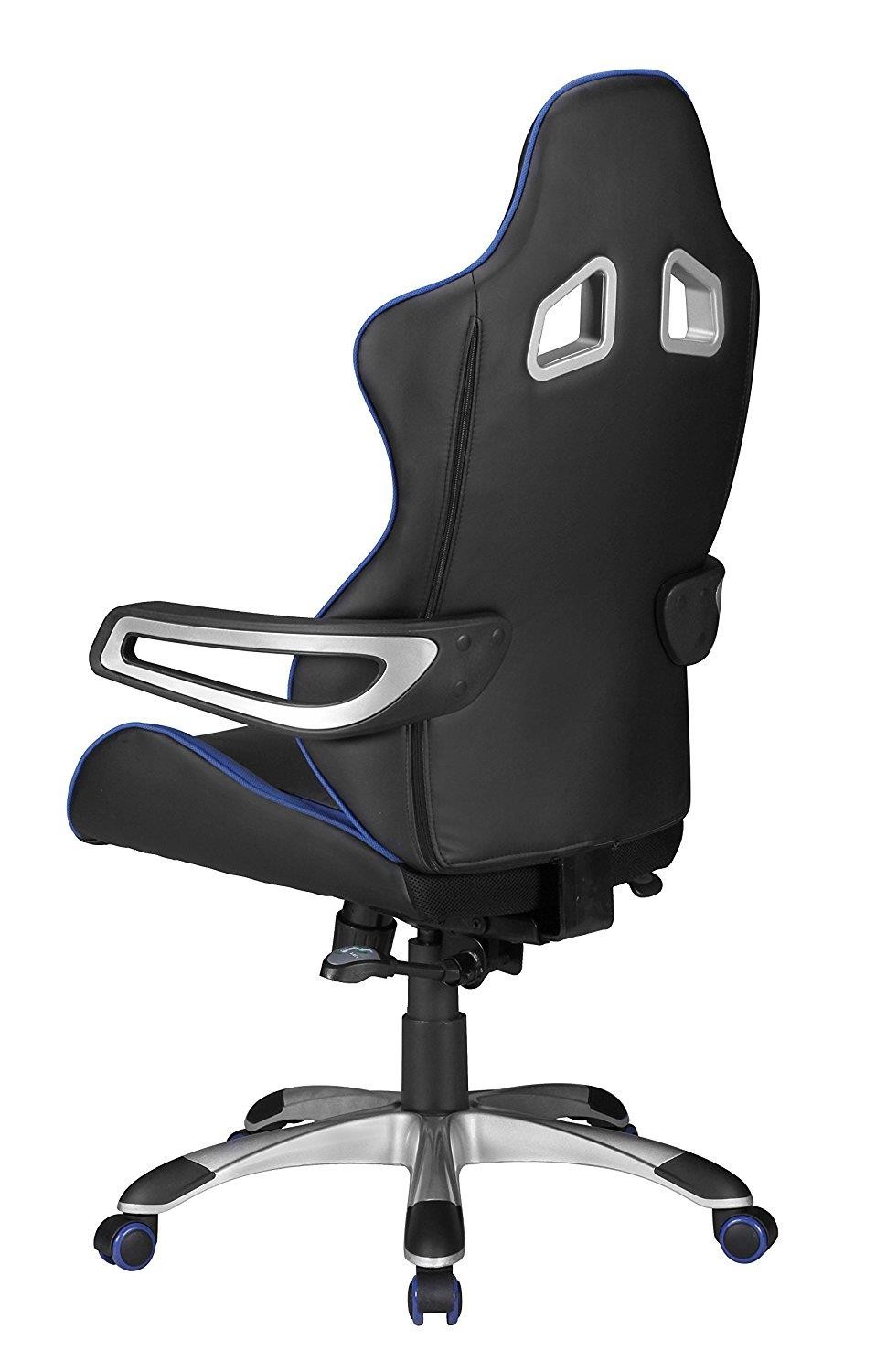 Silla Gaming GUBEN, Diseño Deportivo muy Moderno, Uso Profesional, En Tela color Rojo y Negro