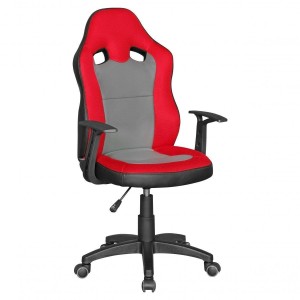 Silla Para Niños GUBENY, diseño deportivo, gris y verde