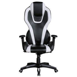 Silla de Ordenador Gaming LANDAU, Reposabrazos Ajustables, En Piel color Azul y Negro