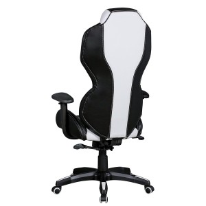 Silla de Ordenador Gaming LANDAU, Reposabrazos Ajustables, En Piel color Azul y Negro