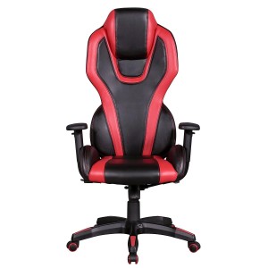 Silla de Ordenador Gaming LANDAU, Reposabrazos Ajustables, En Piel color Azul y Negro
