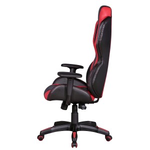 Silla de Ordenador Gaming LANDAU, Reposabrazos Ajustables, En Piel color Azul y Negro