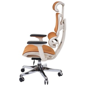 Silla Ergonómica MINERVA, Totalmente Ajustable, ISO 9001, En Malla color Negro