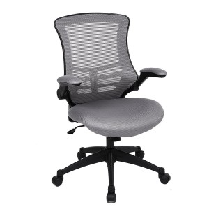 Silla de oficina URDAX en malla transpirable color negro