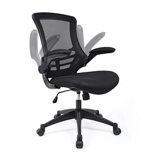 Silla de oficina URDAX en malla transpirable color negro 2