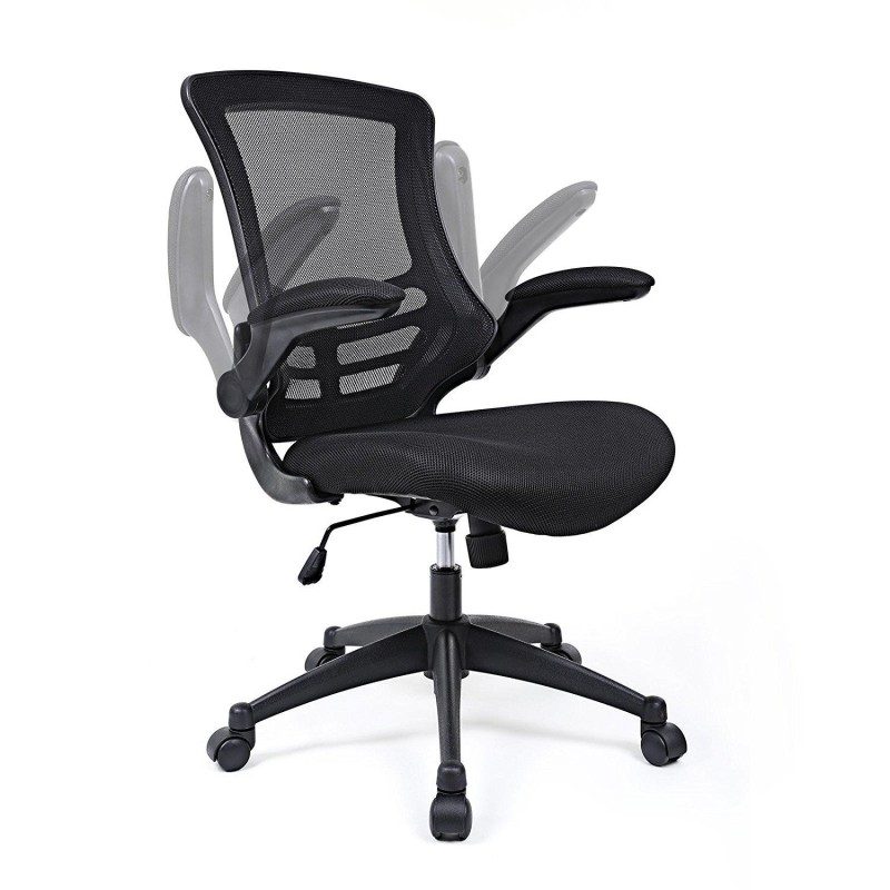 Silla de oficina URDAX en malla transpirable color negro