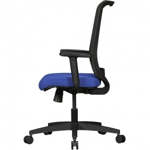 Silla Ergonómica RENSE, soporte lumbar, en malla color azul