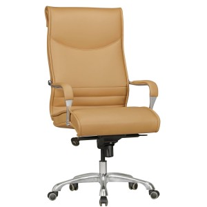 Sillón de oficina OLFEN, resistente hasta 150 kg, en piel negra