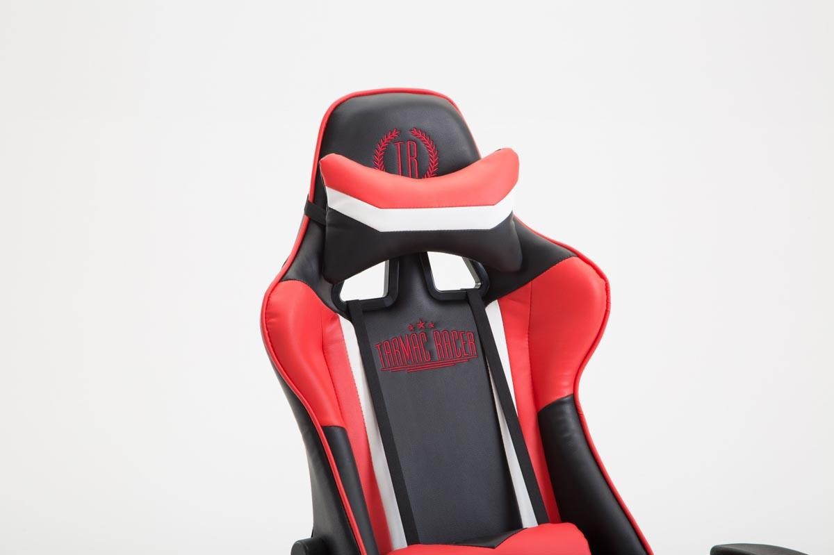 Silla Gaming JEMEX, Respaldo Reclinable, Cojines Incluidos, en Piel Negro/Amarillo