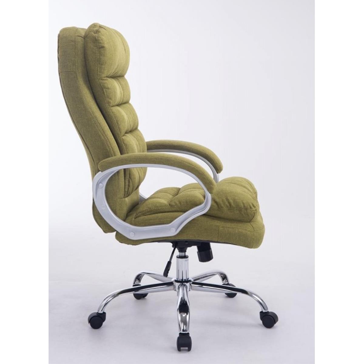 Sillón de Oficina ACUÑA TELA, Gran Acolchado, Resistente hasta 160 kg, en color Negro