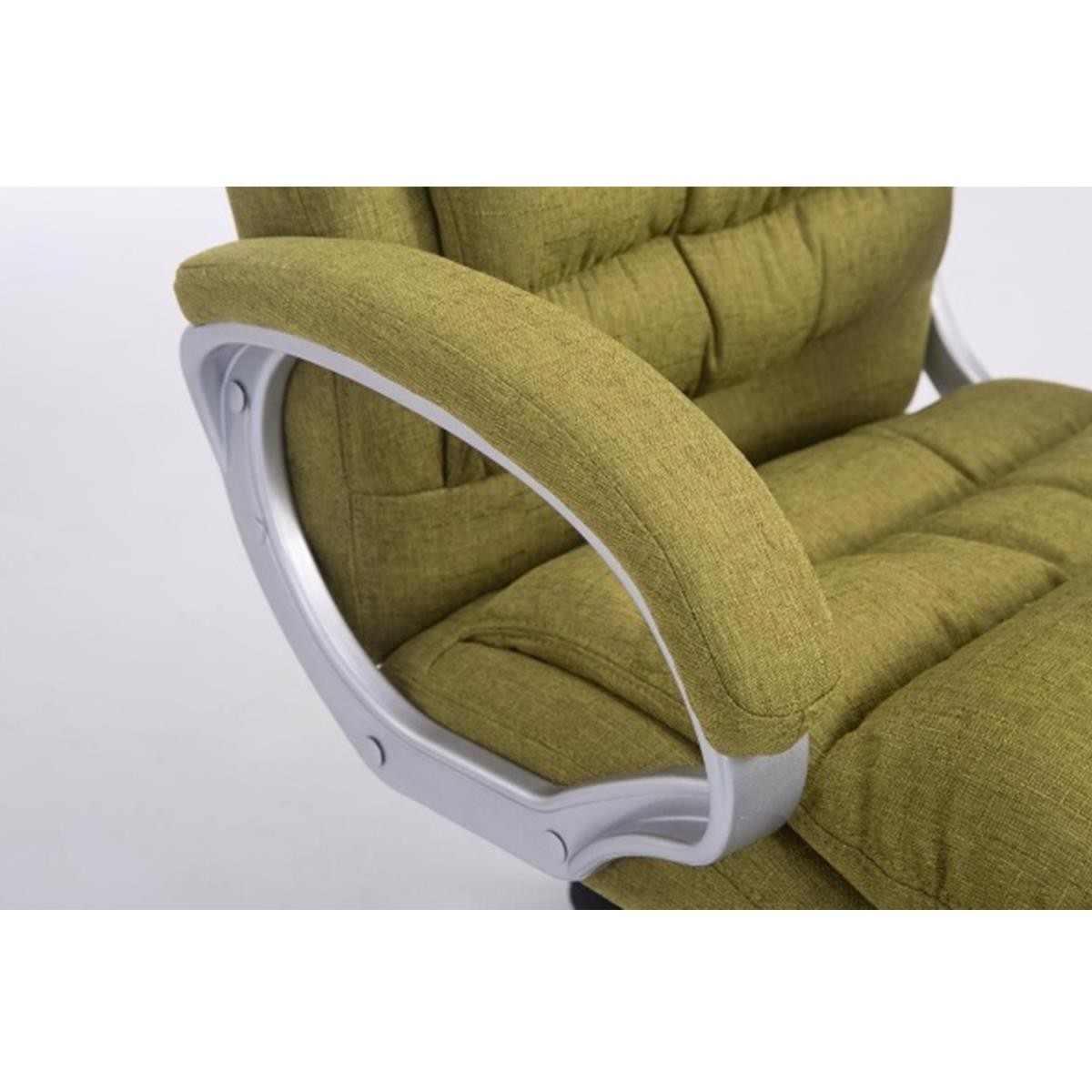 Sillón de Oficina ACUÑA TELA, Gran Acolchado, Resistente hasta 160 kg, en color Negro