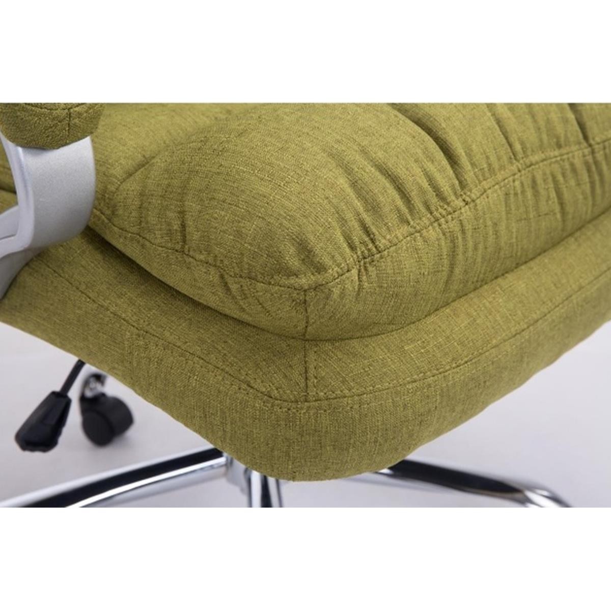 Sillón de Oficina ACUÑA TELA, Gran Acolchado, Resistente hasta 160 kg, en color Negro