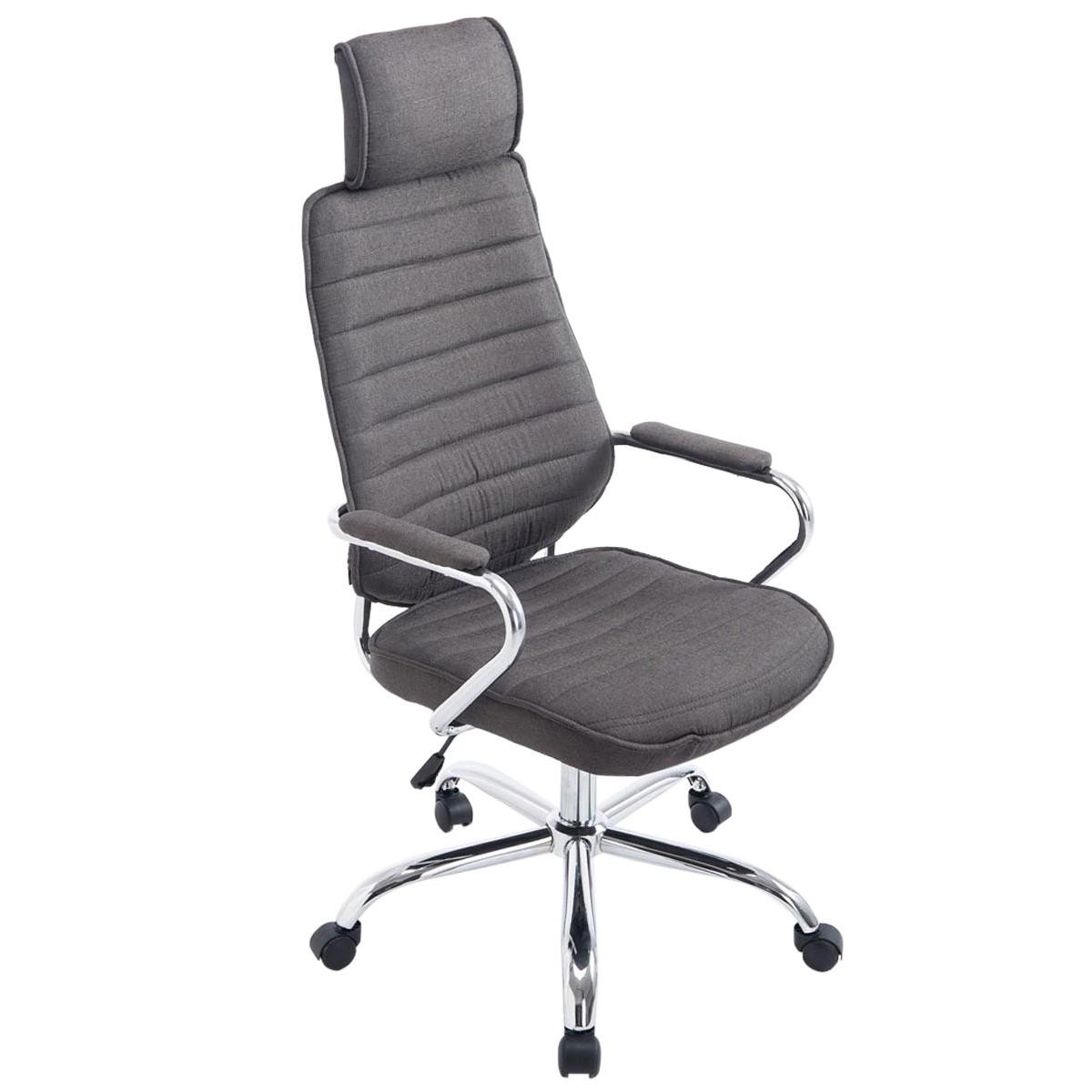 Sillón Ejecutivo RENO TELA, Estructura Metálica, Gran respaldo, En Color Negro