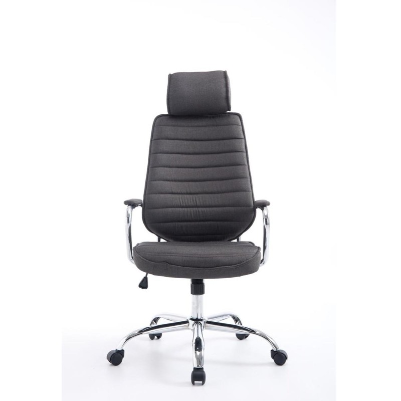 Sillón Ejecutivo RENO TELA, estructura metal, en tela color Negro