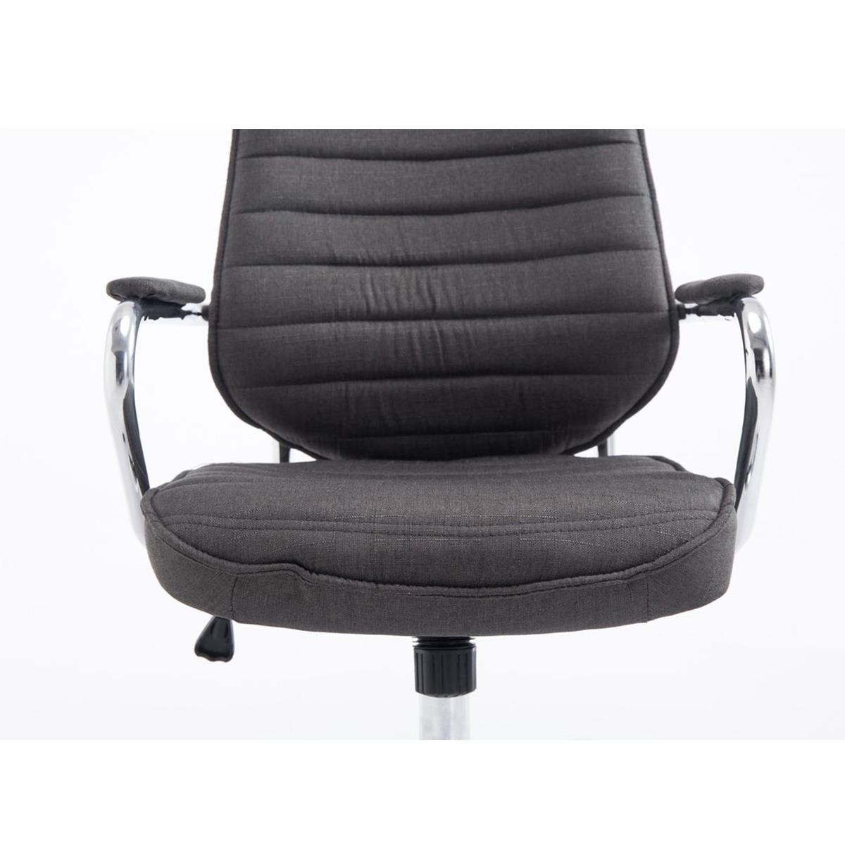 Sillón Ejecutivo RENO TELA, Estructura Metálica, Gran respaldo, En Color Negro