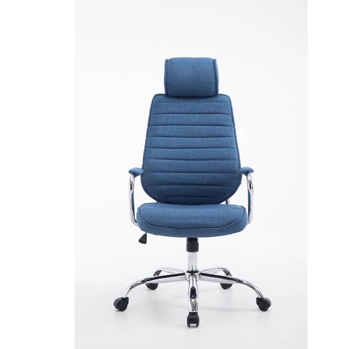 Sillón Ejecutivo RENO TELA, Estructura Metálica, Gran respaldo, En Color Negro