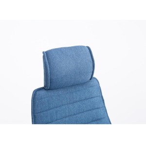 Sillón Ejecutivo RENO TELA, estructura metal, en tela color Negro