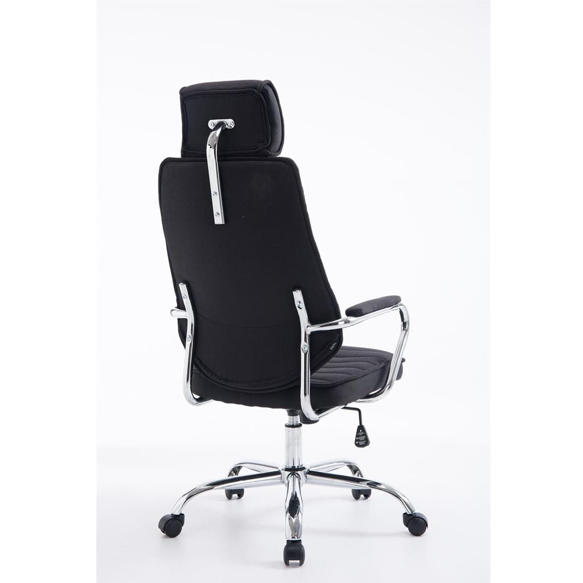 Sillón Ejecutivo RENO TELA, Estructura Metálica, Gran respaldo, En Color Negro