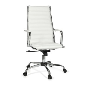 Silla de Diseño MENGEN, Piel color negro