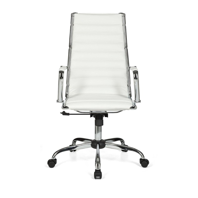 Silla de Diseño MENGEN, Piel color negro