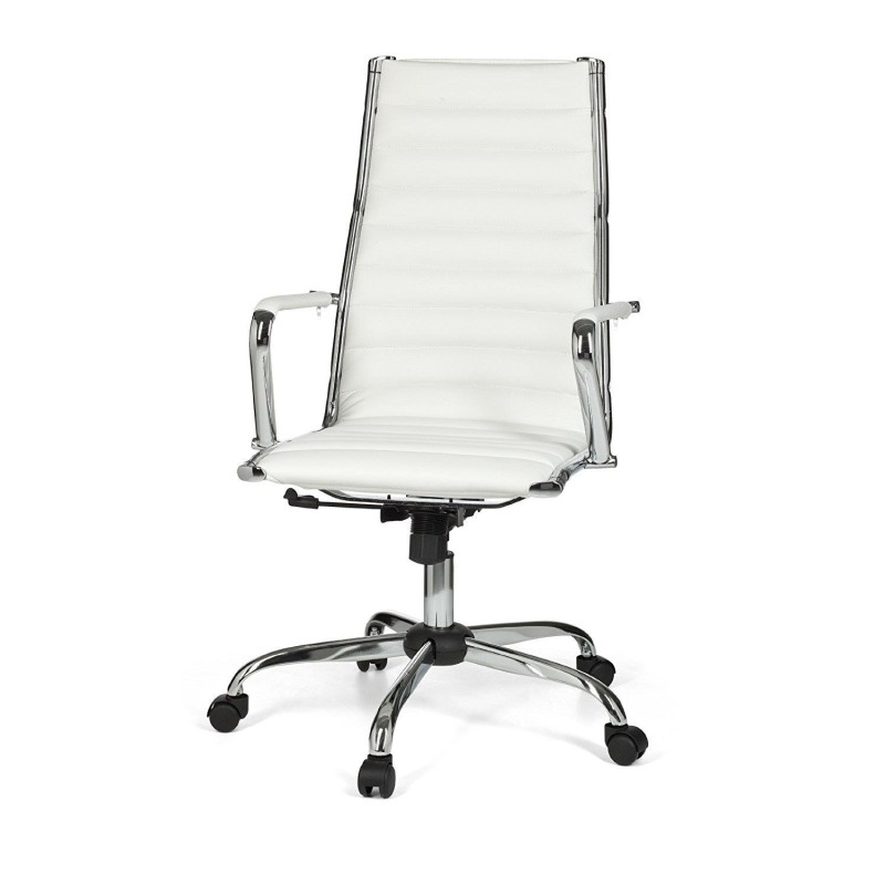 Silla de Diseño MENGEN, Piel color negro