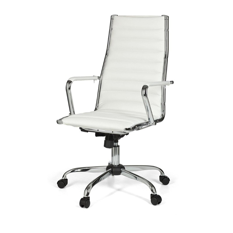 Silla de Diseño MENGEN, Piel color negro