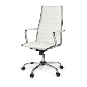 Silla de Diseño MENGEN, Piel color negro