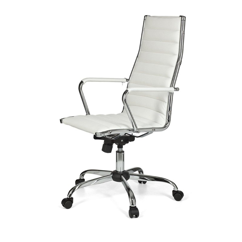 Silla de Diseño MENGEN, Piel color negro