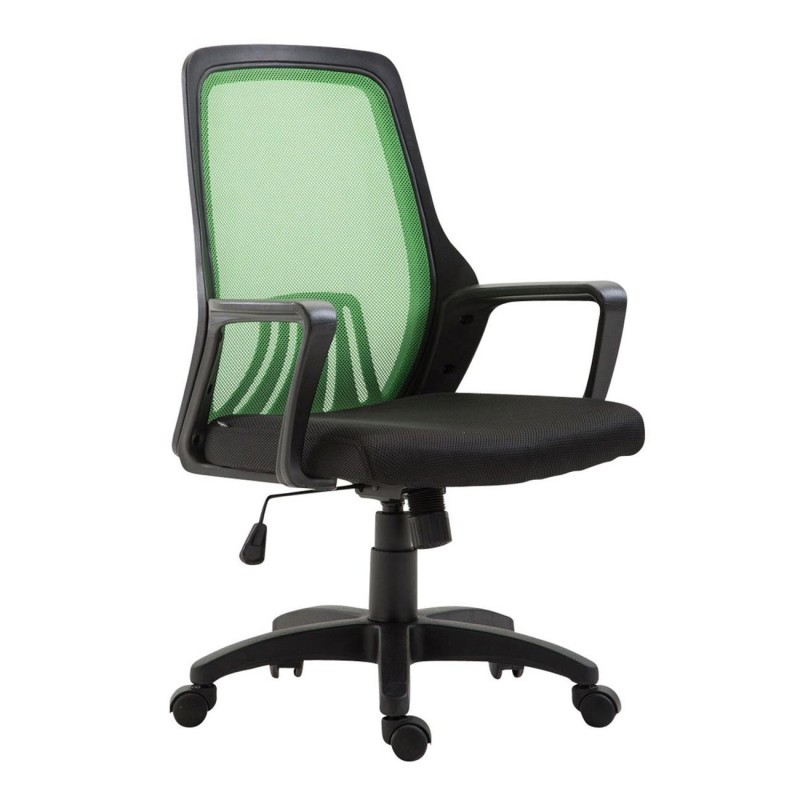 Silla de Oficina CLIVEN, soporte lumbar, en negro