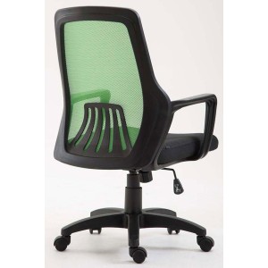 Silla de Oficina CLIVEN, soporte lumbar, en negro