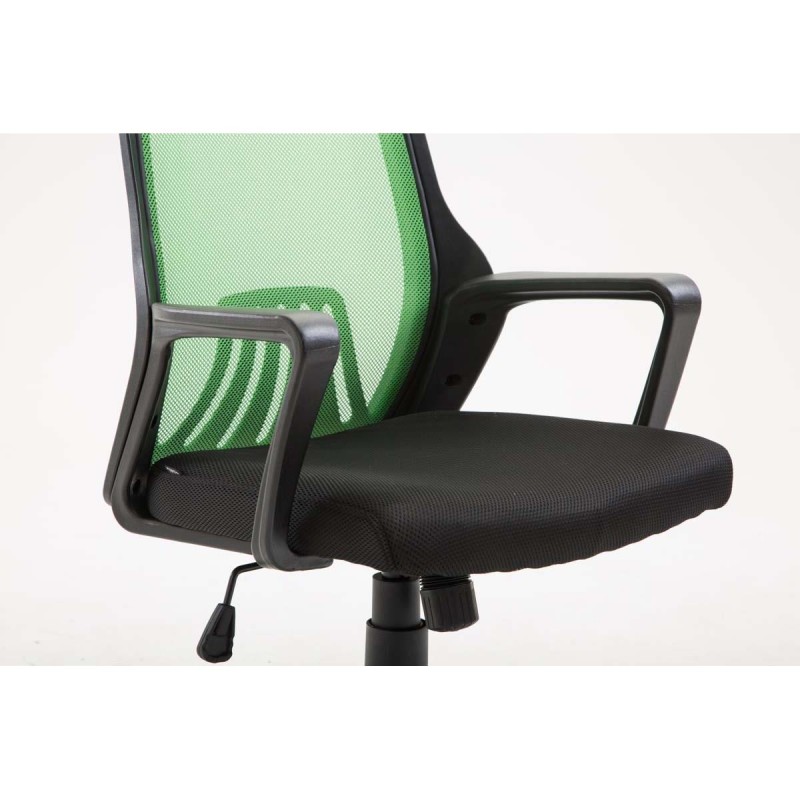 Silla de Oficina CLIVEN, soporte lumbar, en negro