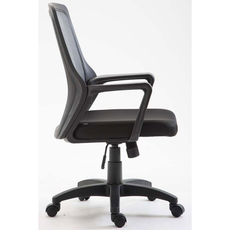 Silla de Oficina CLIVEN, soporte lumbar, en negro