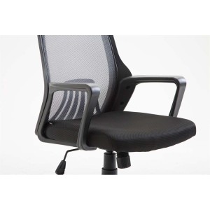 Silla de Oficina CLIVEN, soporte lumbar, en negro