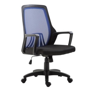 Silla de Oficina CLIVEN, soporte lumbar, en negro