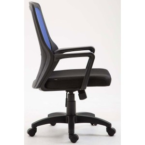 Silla de Oficina CLIVEN, soporte lumbar, en negro
