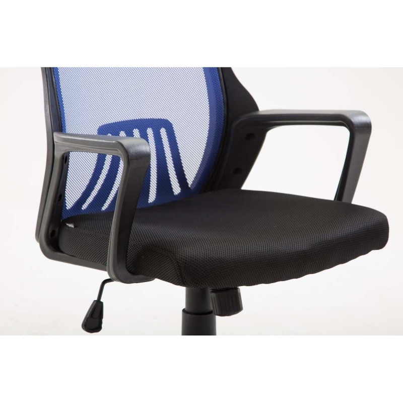 Silla de Oficina CLIVEN, soporte lumbar, en negro