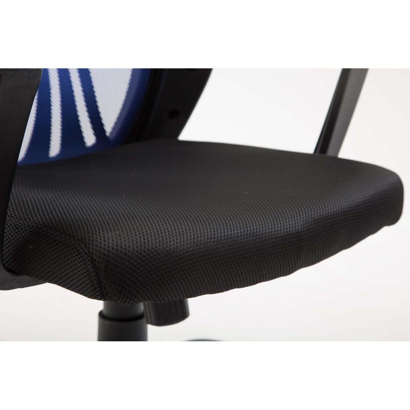 Silla de Oficina CLIVEN, soporte lumbar, en negro