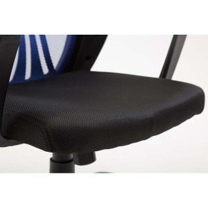 Silla de Oficina CLIVEN, soporte lumbar, en negro