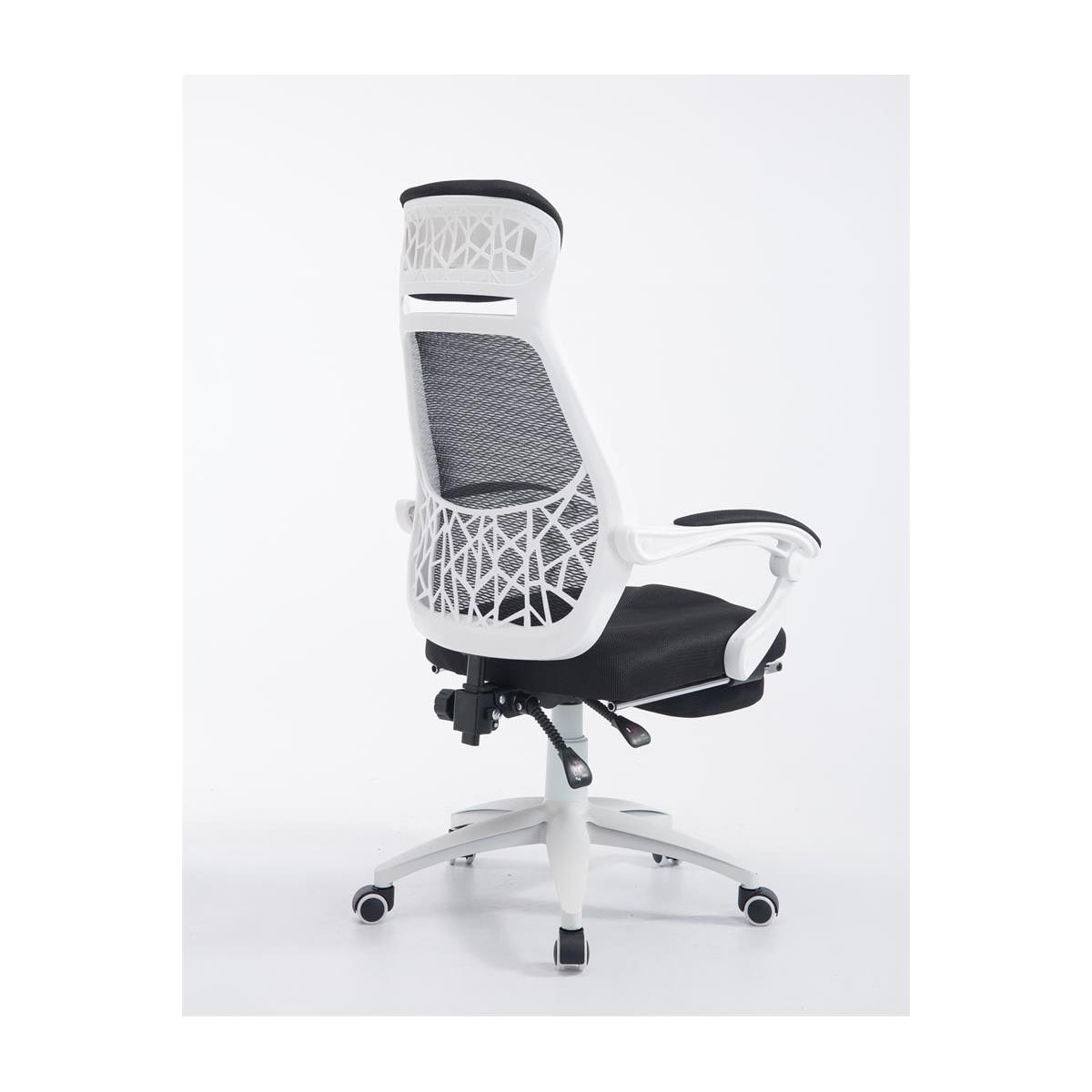 Silla de Oficina MARTXEL, Reposapiés Extensible, Reclinable, Color Negro