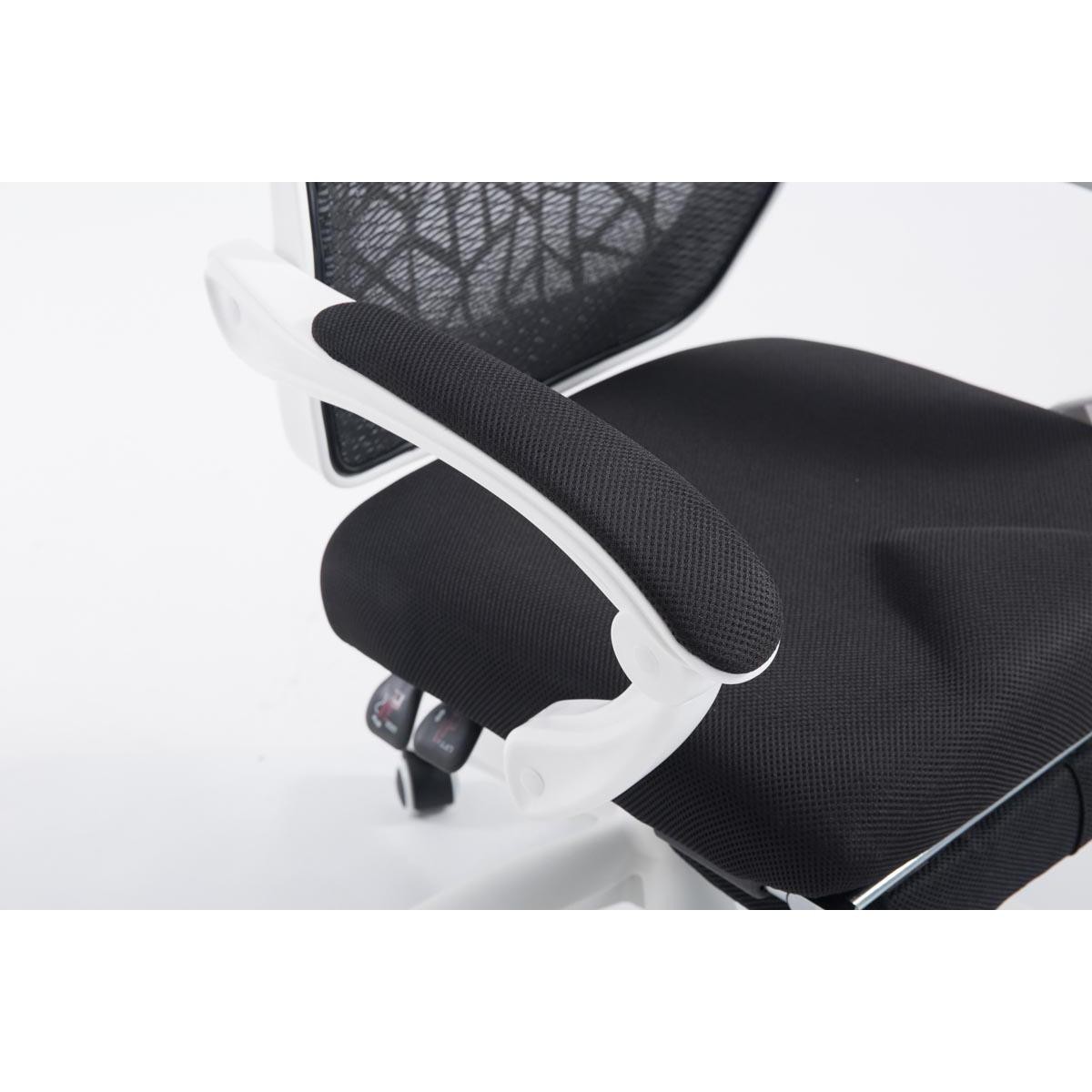 Silla de Oficina MARTXEL, Reposapiés Extensible, Reclinable, Color Negro