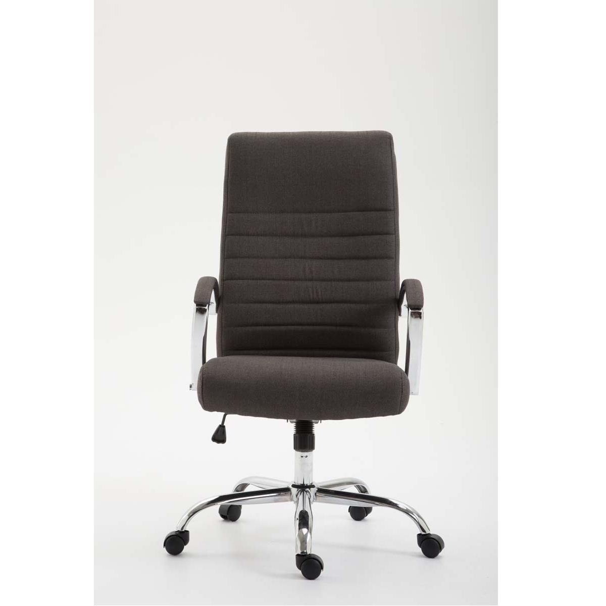 Silla de Oficina VALANTY TELA, Grueso Acolchado, Base Metálica, Tapizada en color Negro
