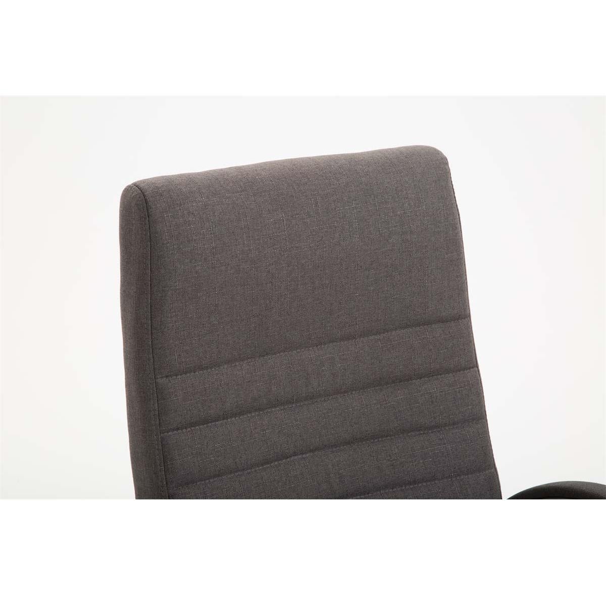 Silla de Oficina VALANTY TELA, Grueso Acolchado, Base Metálica, Tapizada en color Negro