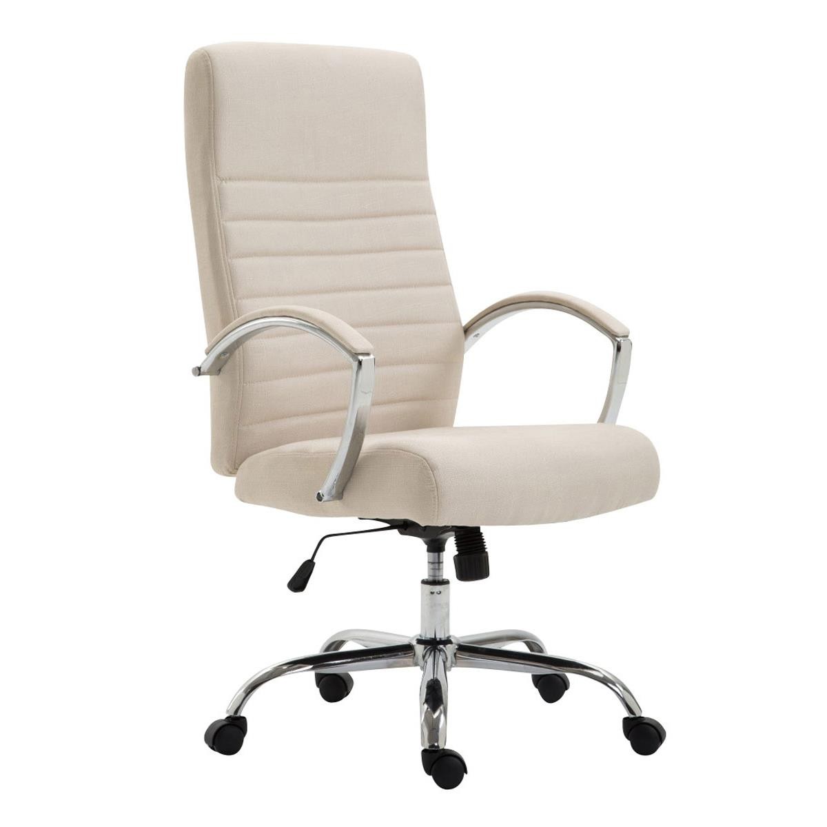 Silla de Oficina VALANTY TELA, Grueso Acolchado, Base Metálica, Tapizada en color Negro