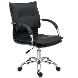 Sillón de oficina JIVA, cómodo y de calidad, en negro