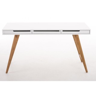 Mesa de Ordenador PROTON XL, 140x60x75cm, blanco  2