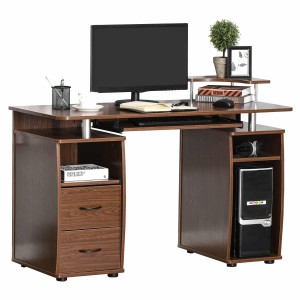 Mesa de ordenador GRISO en madera color negro