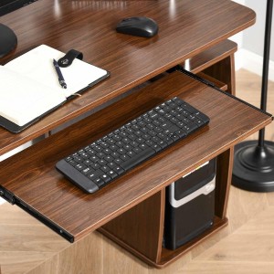 Mesa de ordenador GRISO en madera color negro