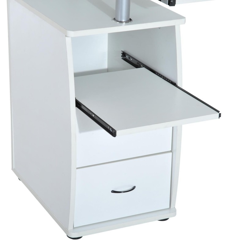 Mesa de ordenador GRISO en madera color negro